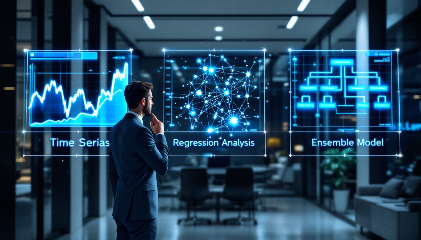 시계열, 회귀, 앙상블 등 다양한 AI 실적 예측 모델 유형