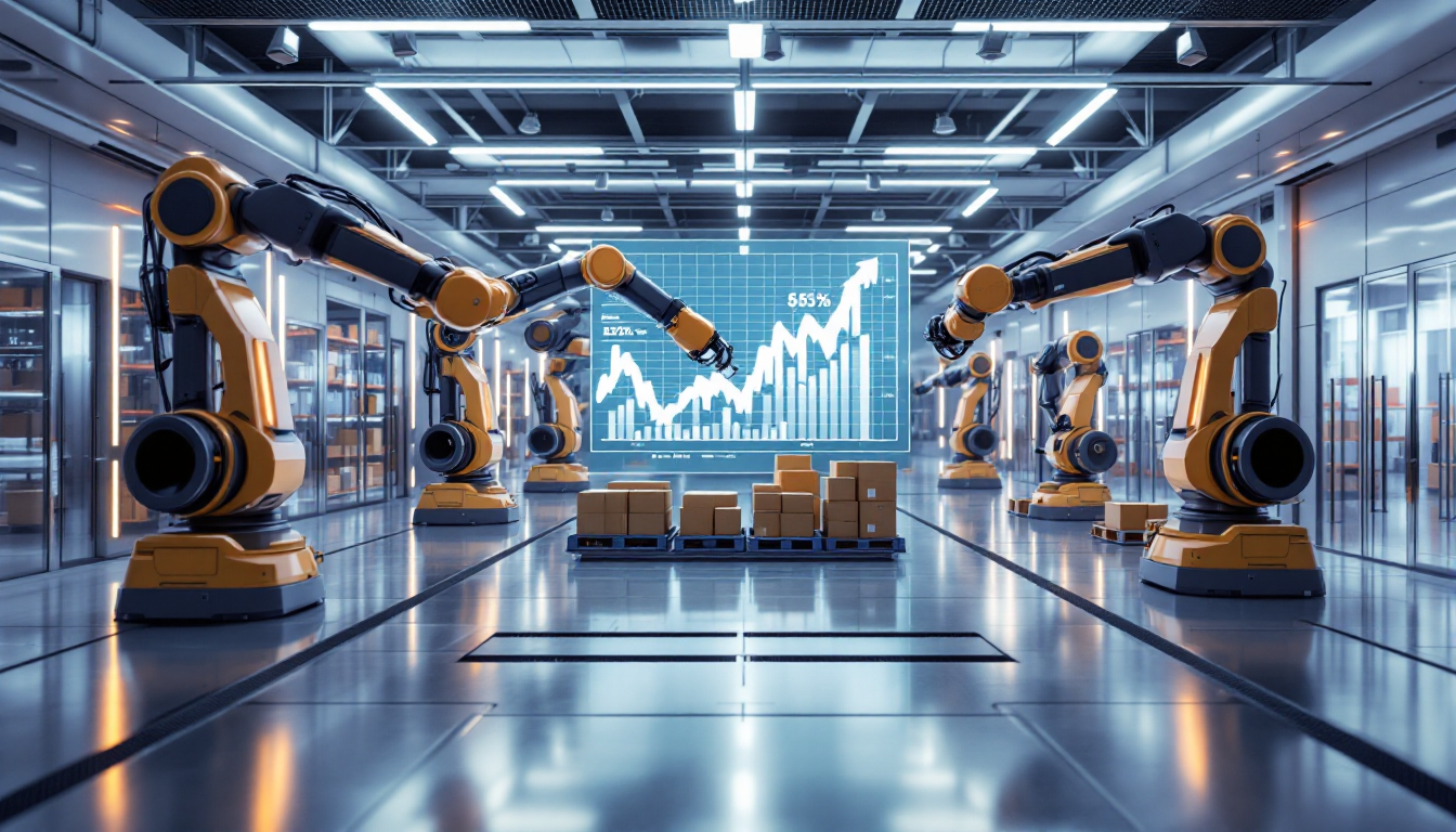 AI 에이전트가 수요 예측을 통해 물류를 자동화하는 미래형 창고