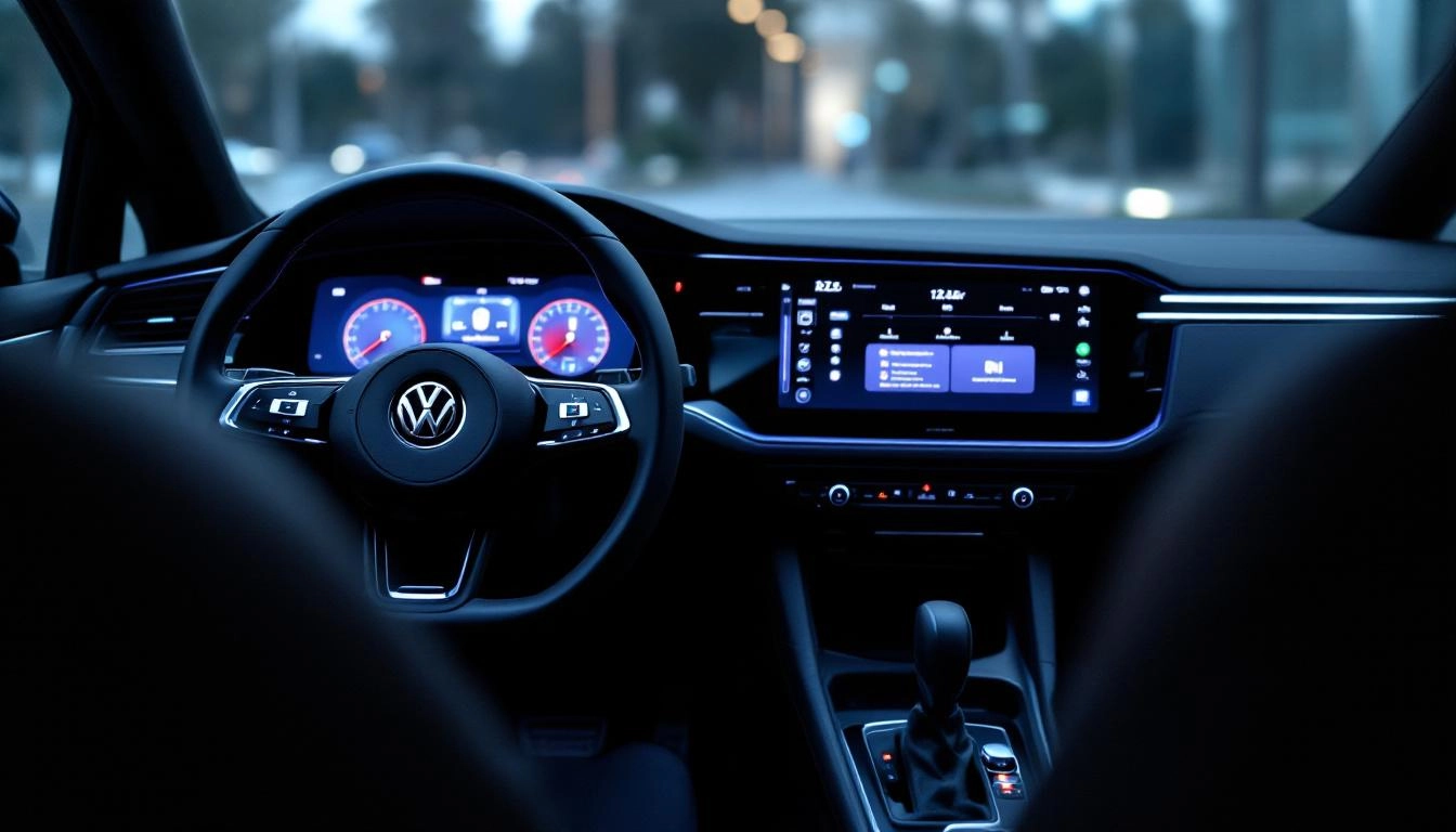 2025년형 골프 GTI 8.5세대 페이스리프트 모델의 매끈하고 세련된 외관