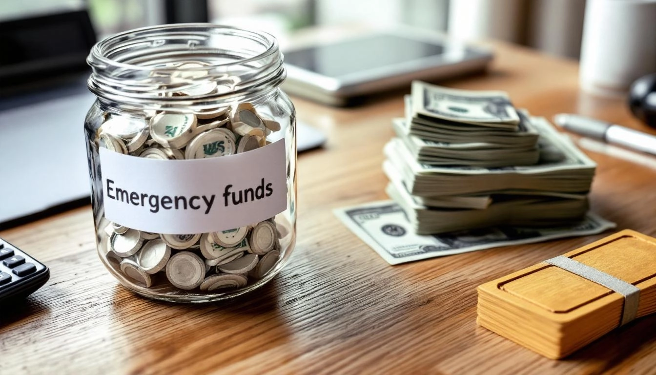 비상금과 투자금을 분리하여 관리하는 모습