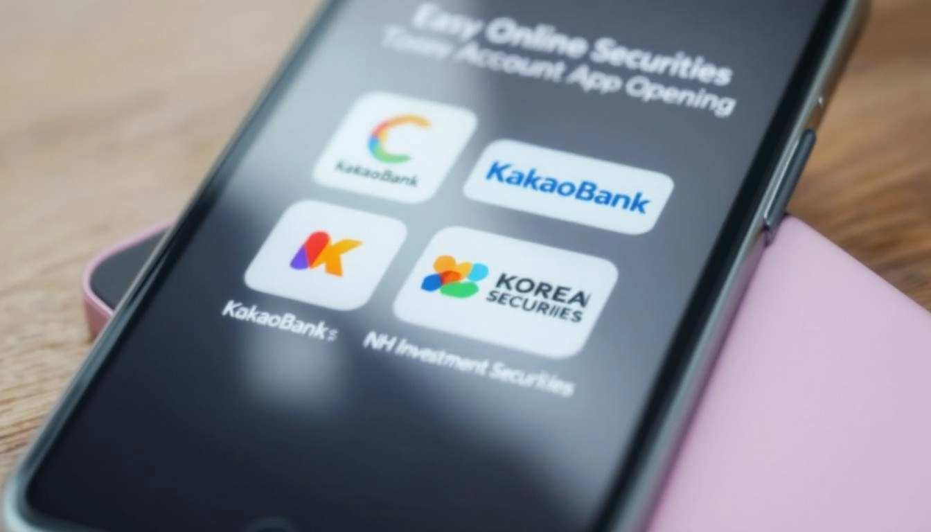 2025년 비대면 증권사 계좌 개설 스마트폰 화면