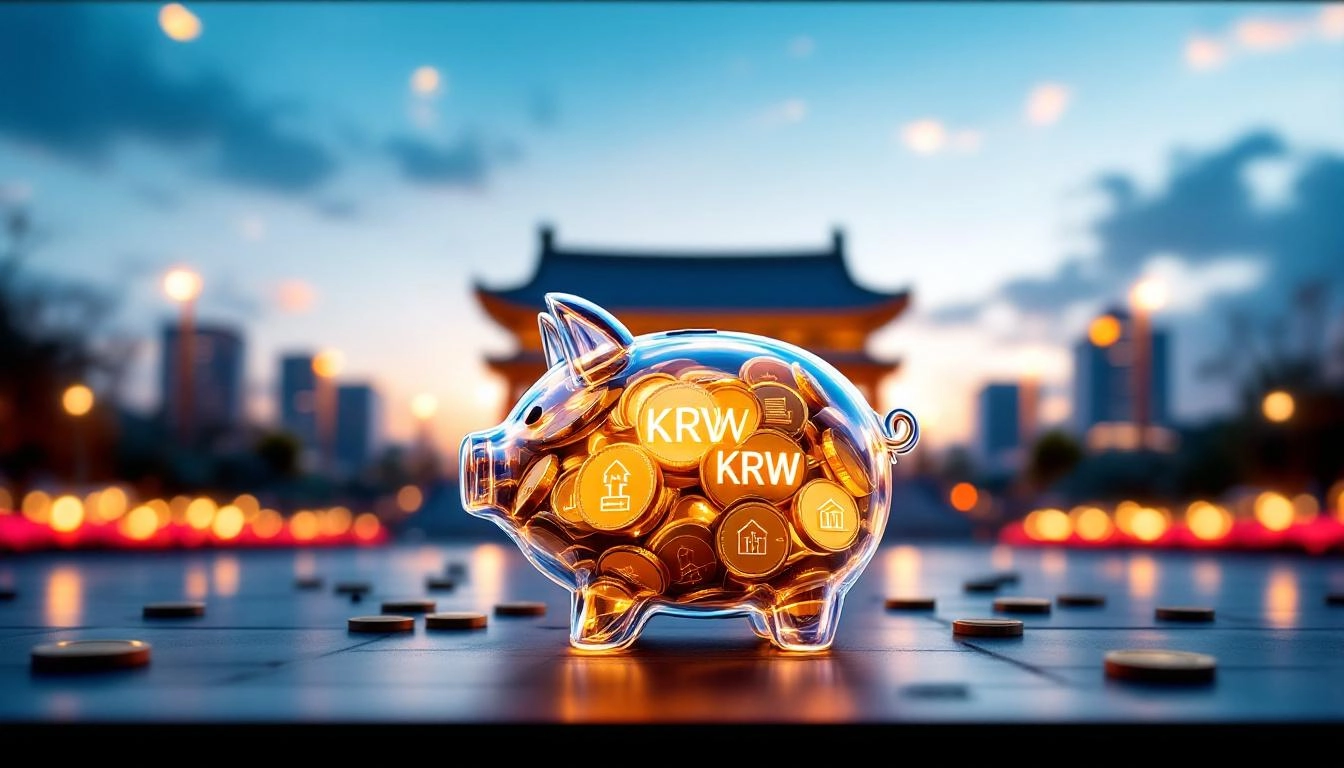 2026년 대한민국 예산안이 국민의 삶에 미치는 긍정적 영향을 상징하는 이미지