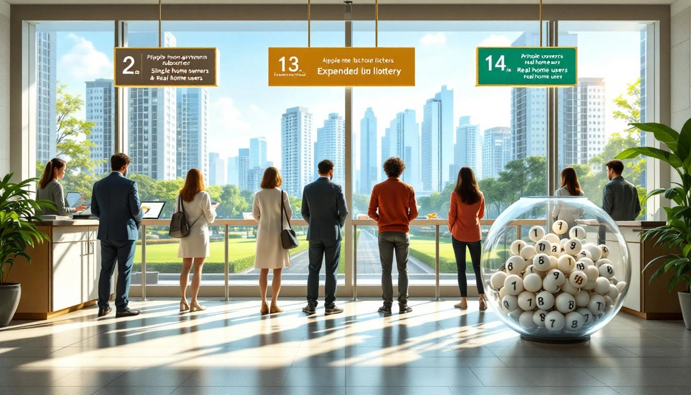 청약 제도 변화로 실수요자 우선 공급과 추첨제 확대를 보여주는 이미지