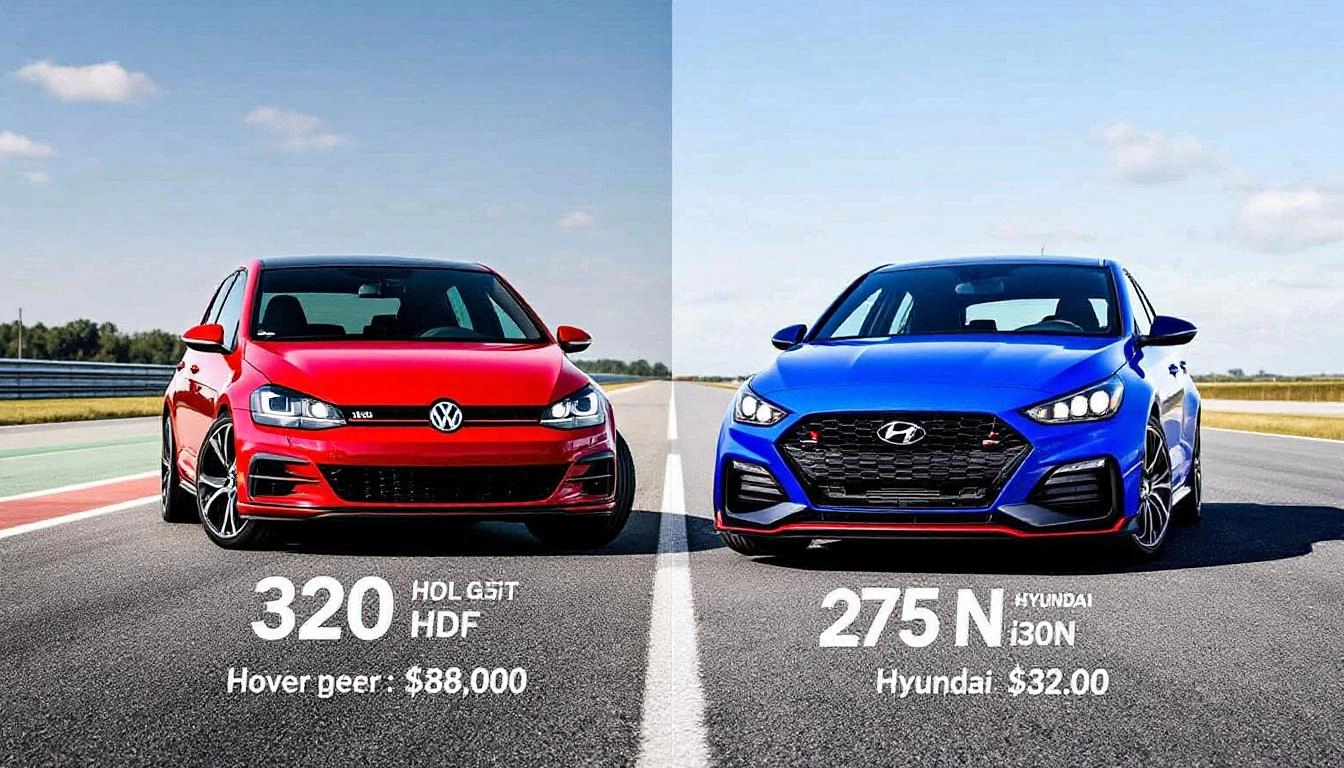 골프 GTI와 현대 i30N 두 핫해치의 성능과 가격 비교 이미지