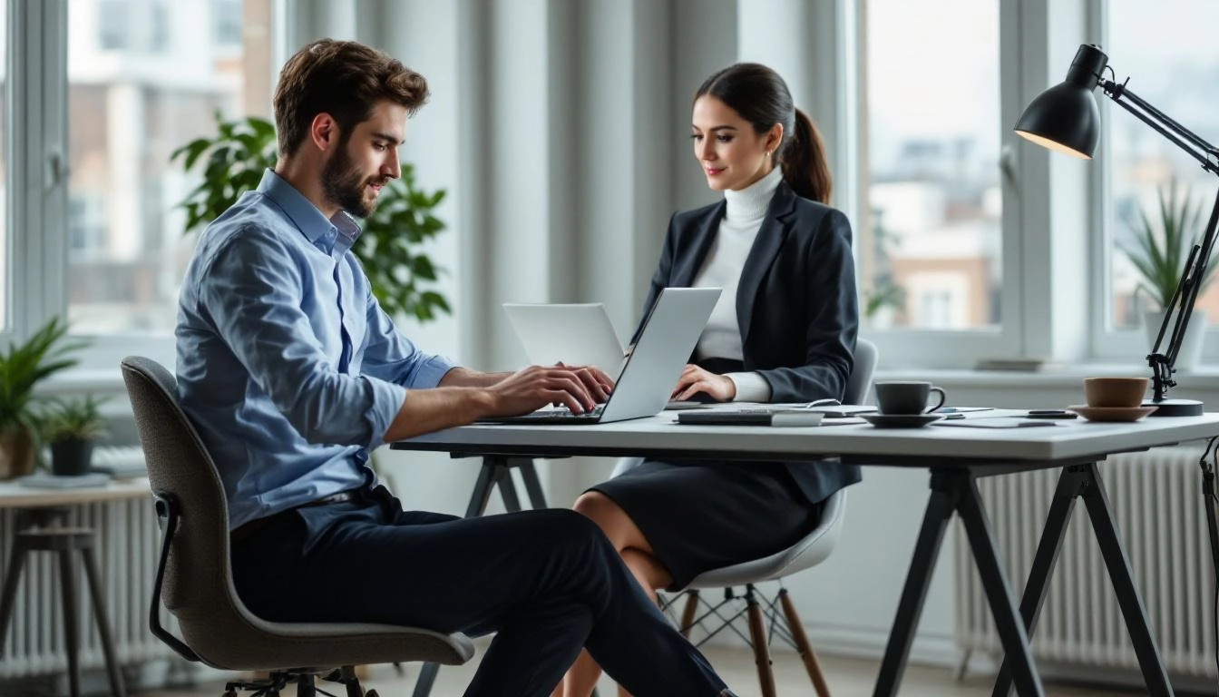 코로나 이후 재택근무하는 30대 직장인의 모습